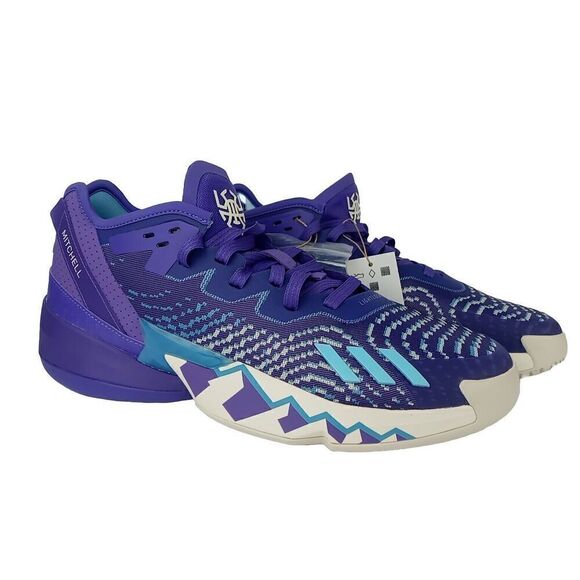 ADIDAS D.O.N ISSUE #4 BASKETBALL SHOES Purple Rush HR0710 Size M12 W13 New